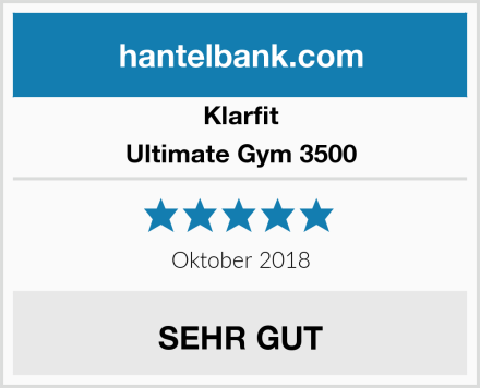 Klarfit Ultimate Gym 3500 Test